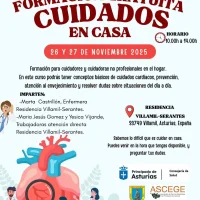 Formación gratuita para cuidadores y cuidadoras en casa, en la Residencia Villamil de Serantes