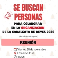 Boal busca personas que quieran colaborar con la organización de la Cabalgata de Reyes