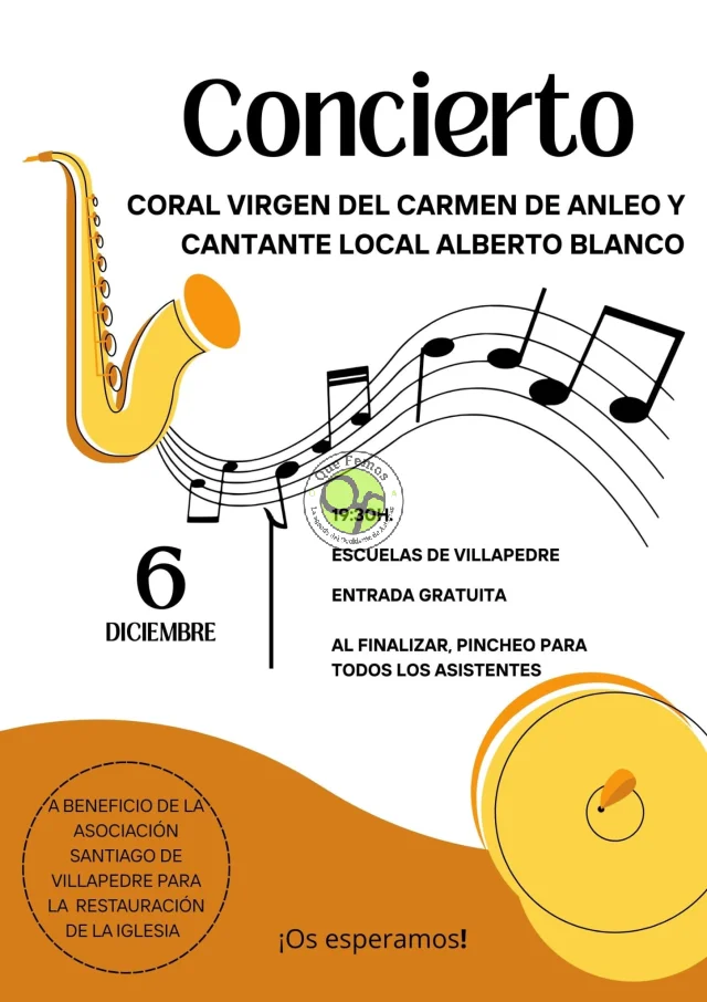 Tarde de concierto en Villapedre en beneficio de la Asociación Santiago