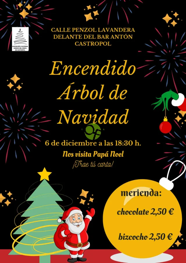 Encendido navideño en Castropol