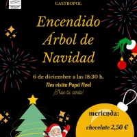 Encendido navideño en Castropol