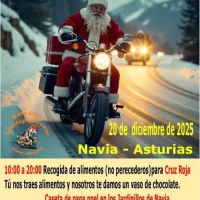 IV Papanoelada Motera Solidaria en Navia 2025