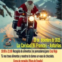 III Papanoelada Motera Solidaria 2025 en A Caridá