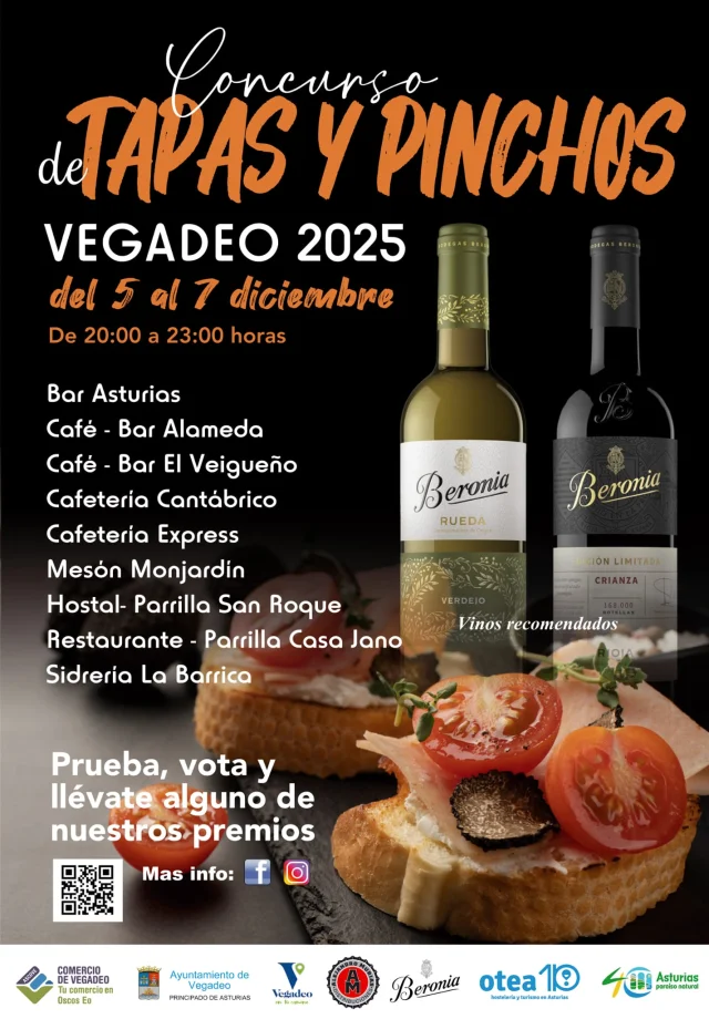 Concurso de Tapas y Pinchos de Vegadeo 2025