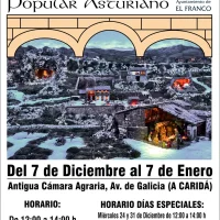 El Belén Popular Asturiano de El Franco emocionará unas Navidades más