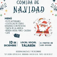 Comida de Navidad 2025 en Talarén