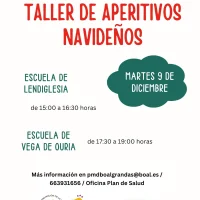 Taller de aperitivos navideños en Lendiglesia y Vega de Ouria