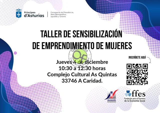 Taller de sensibilización de emprendimiento de mujeres del occidente en A Caridá