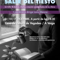 Taller de lectura, charla y creación en Vegadeo, bajo el lema 