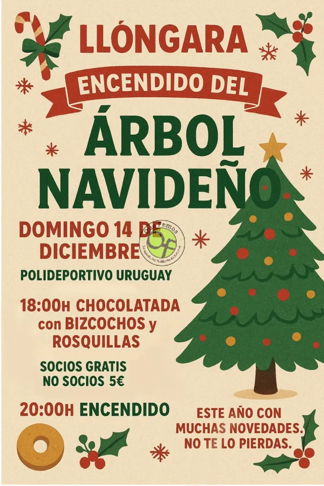 La Asociación Cultural San Antonio de Llóngara enciende su árbol de Navidad
