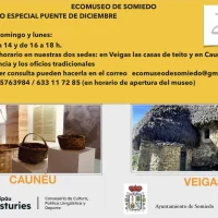Horario especial puente de diciembre en el Ecomuseo de Somiedo