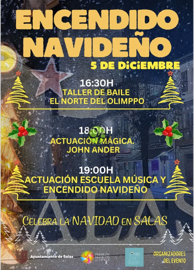 Encendido navideño en Salas
