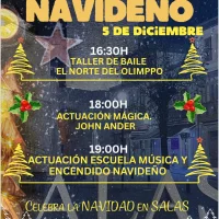 Encendido navideño en Salas