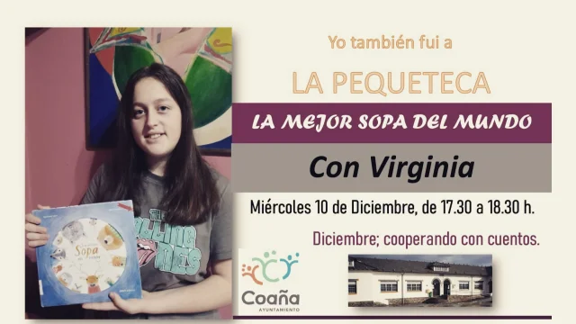 Nueva sesión de La Pequeteca de Coaña con Virginia