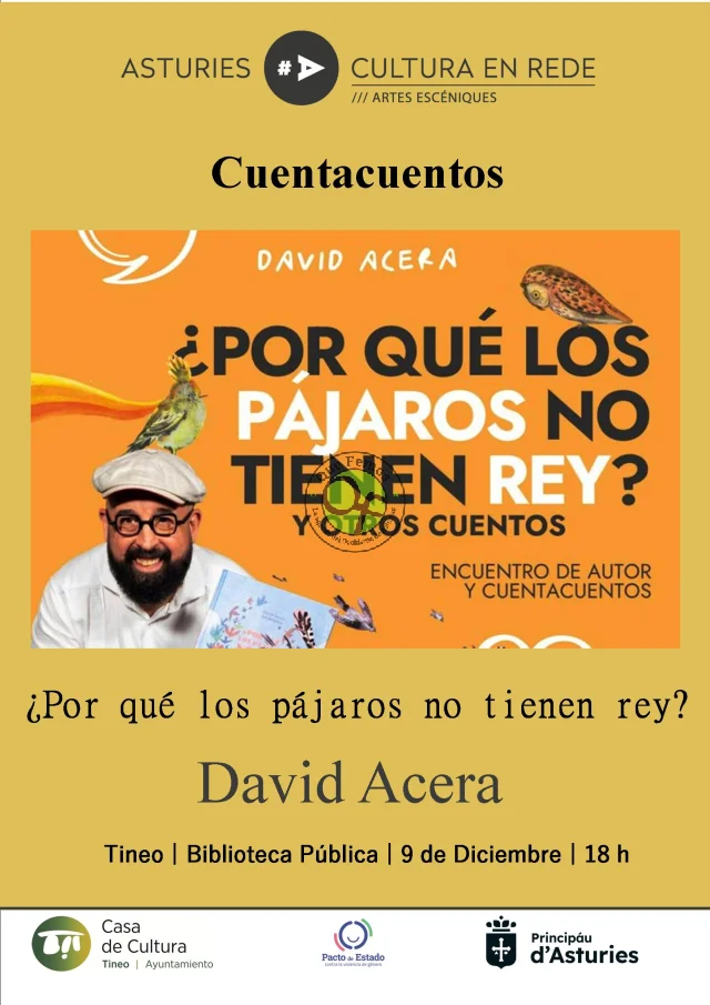 David Acera protagoniza una tarde de cuentacuentos en Tineo