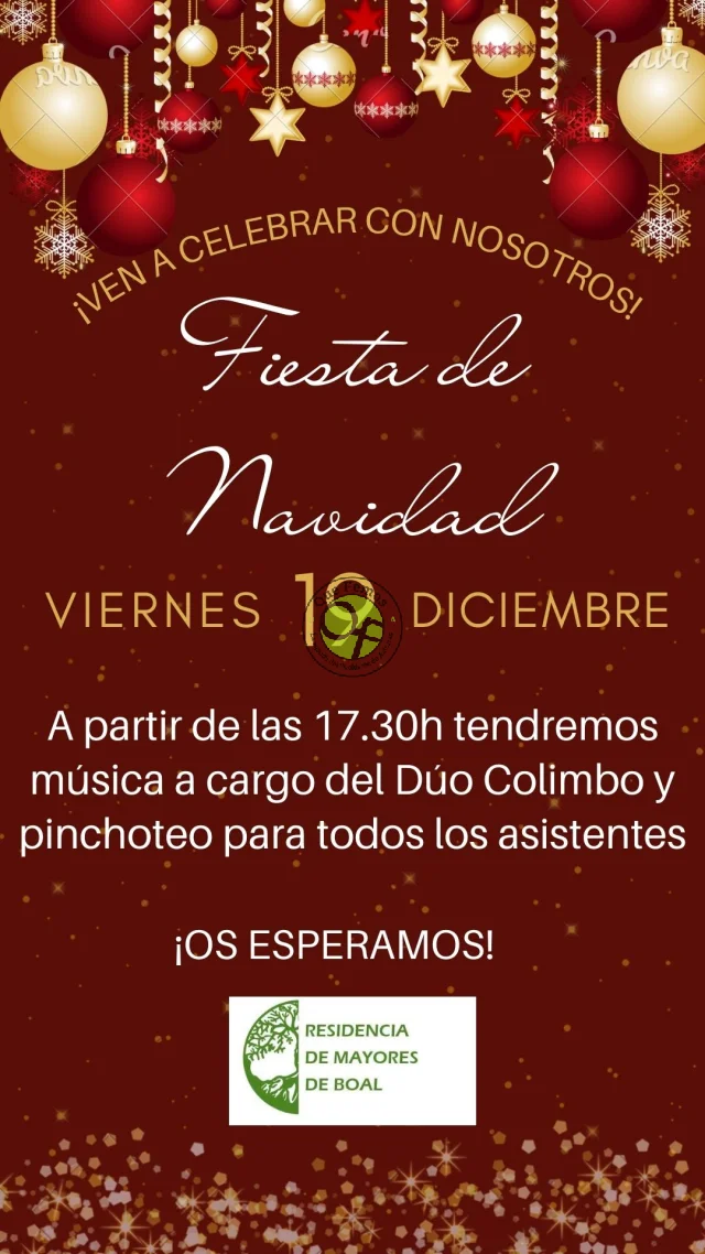La Residencia de Mayores de Boal celebra su Fiesta de Navidad