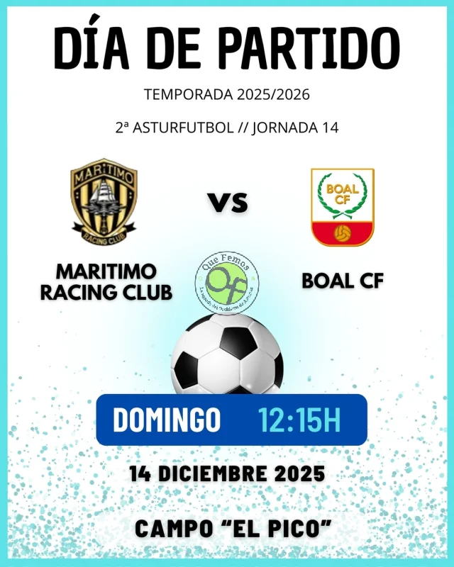 El Boal C.F. visita al Marítimo Racing Club