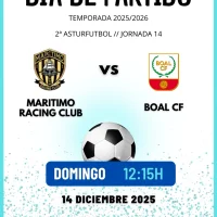 El Boal C.F. visita al Marítimo Racing Club