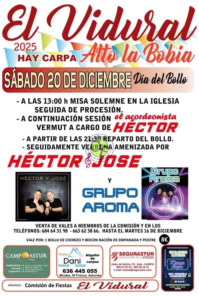 Fiestas de El Vidural 2025