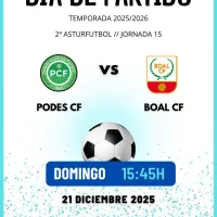 El Boal C.F. visita al Podes C.F.