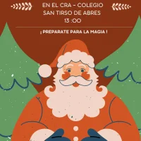 Papá Noel visita el CRA de San Tirso de Abres