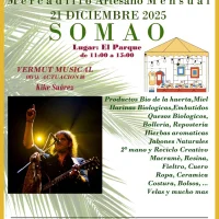 Mercadillo Artesano Mensual de Somao en diciembre
