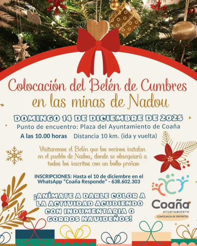 Coaña instala el Belén de Cumbres en las minas de Nadou