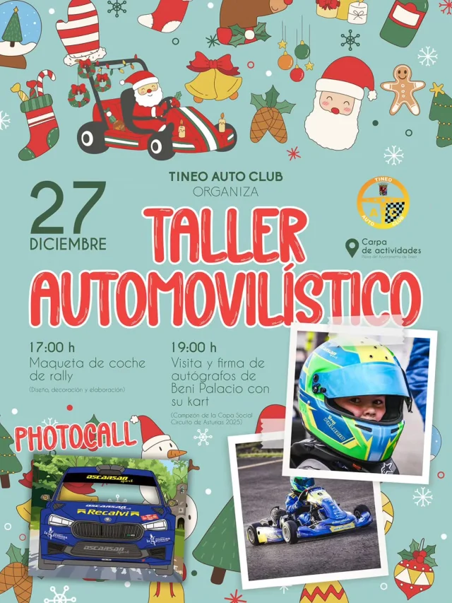 El Tineo Auto Club organiza un Taller Automovilístico 