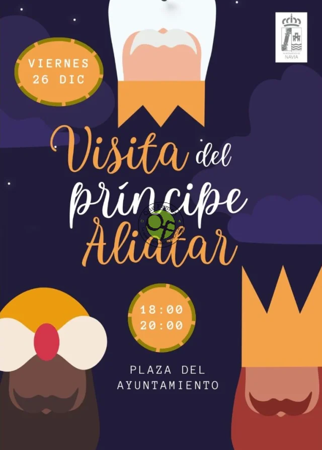 Navia recibe la visita del Príncipe Aliatar