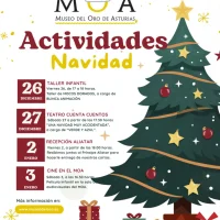 Llega la Navidad al Museo del Oro de Asturias