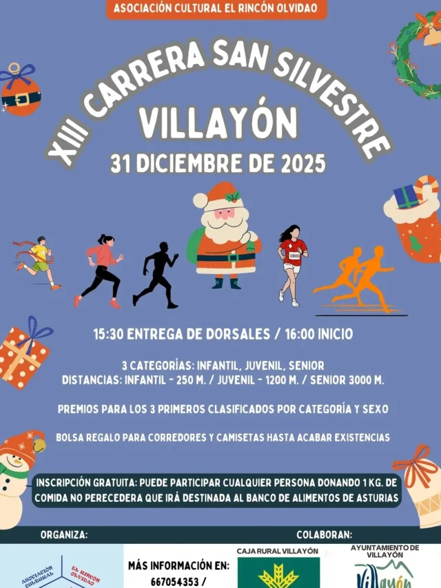 San Silvestre 2025 en Villayón