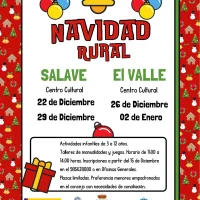 Talleres infantiles navideños en Salave y El Valle