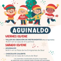 La infancia boalesa estrena el nuevo año con la tradición del aguinaldo y alguna que otra sorpresa más