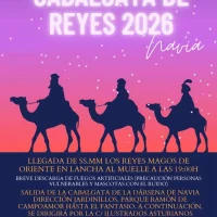 Cabalgata de los Reyes Magos 2026 en Navia