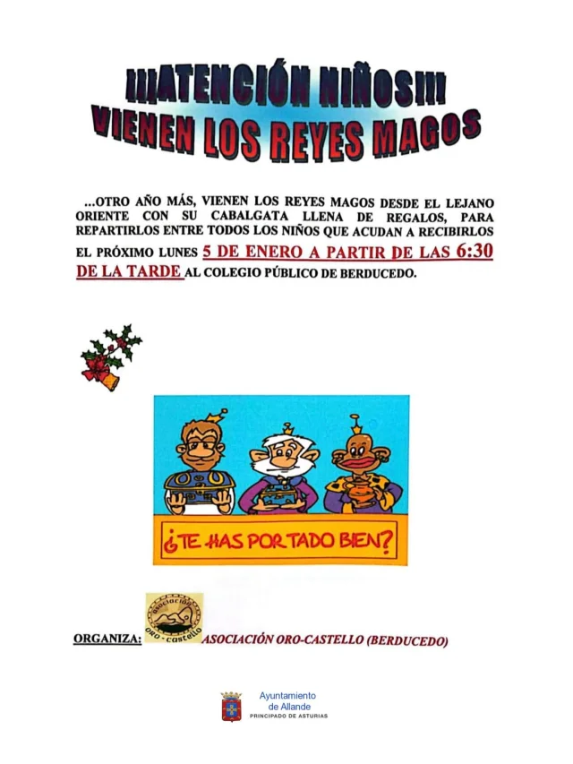 Cabalgata de Reyes 2026 en Berducedo