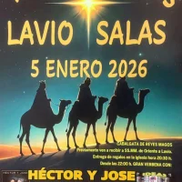 Cabalgata de Reyes 2026 en Lavio y verbena con Héctor & Jose y el grupo Ideas
