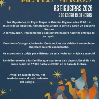 Cabalgata de Reyes 2026 en As Figueiras
