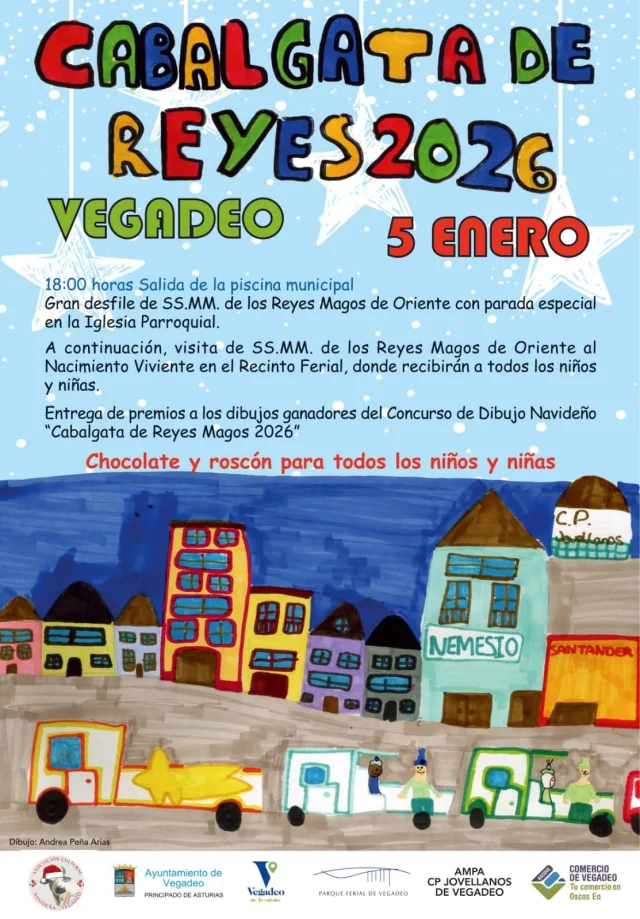 Cabalgata de Reyes 2026 en Vegadeo