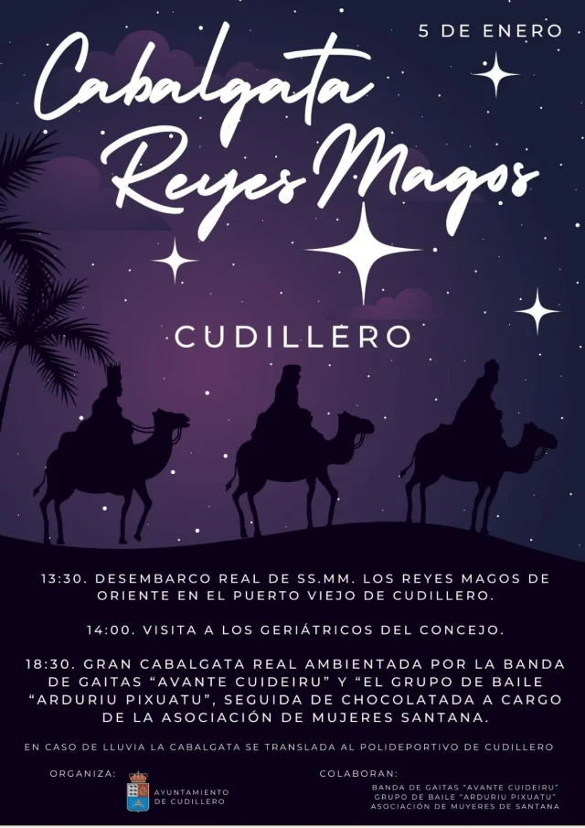 Cabalgata de Reyes 2026 en Cudillero