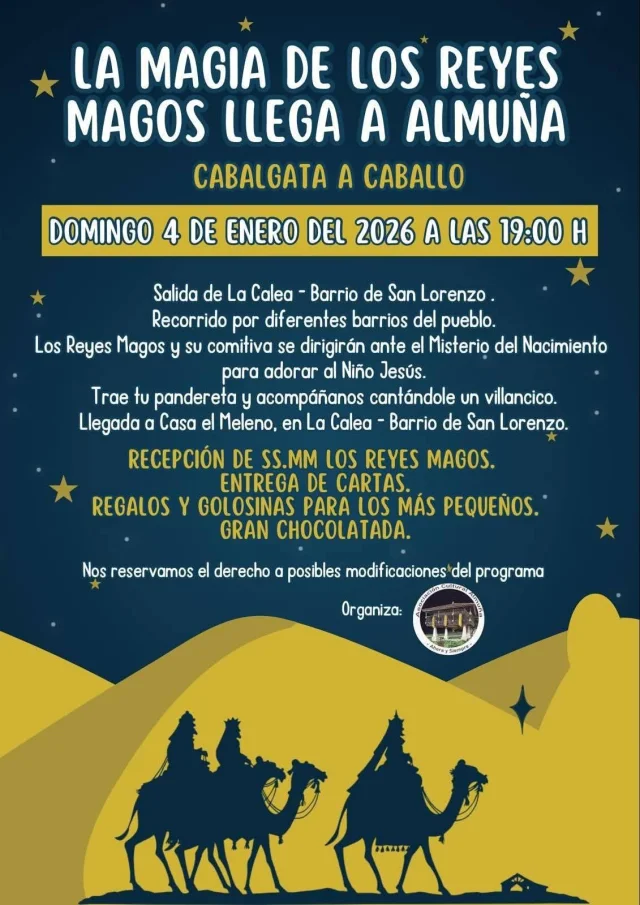 Cabalgata de Reyes 2026 en Almuña
