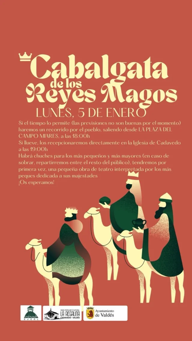 Cabalgata de Reyes 2026 en Cadavedo
