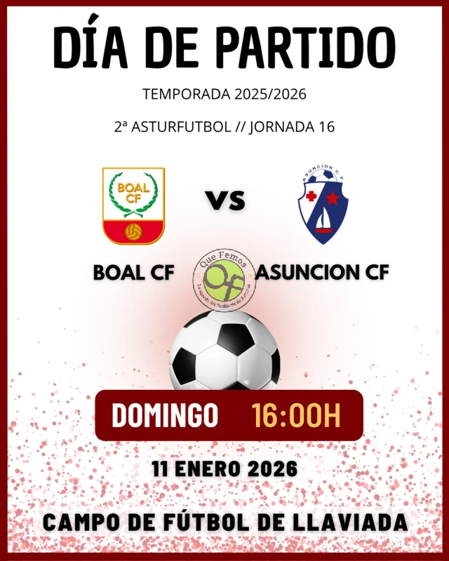 El Boal C.F. recibe al Asunción C.F.