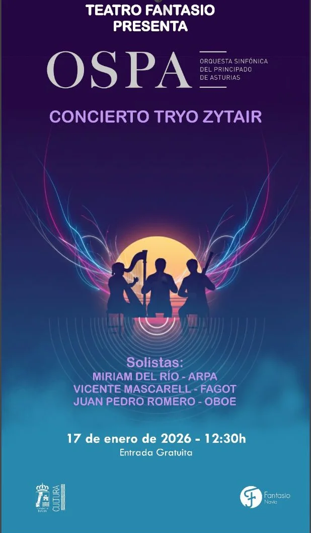 Concierto de la OSPA en el Fantasio de Navia