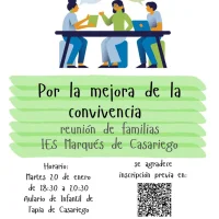 Reunión de las familias del IES Marqués de Casariego por la mejora de la convivencia