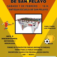 Torneo de Futbolín en San Pelayo 2026 con El Rincón Olvidao