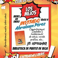 Club de Lectura en la Biblioteca de Puerto de Vega con el cómic 
