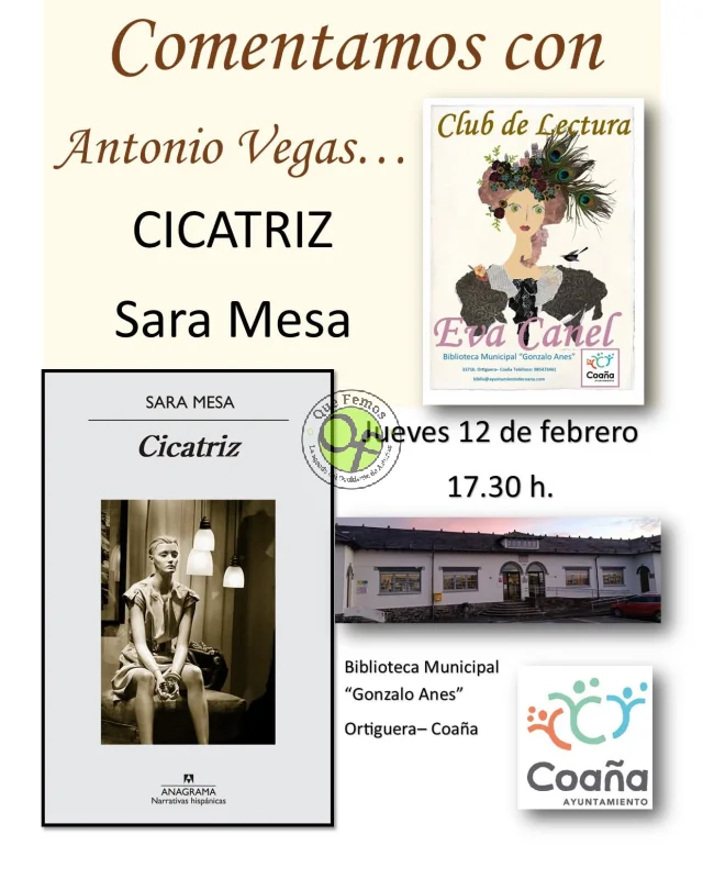 El Club de Lectura Eva Canel desgranará la obra 