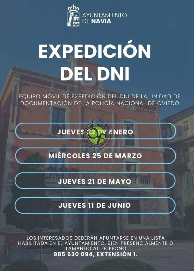 Expedición del DNI en Navia