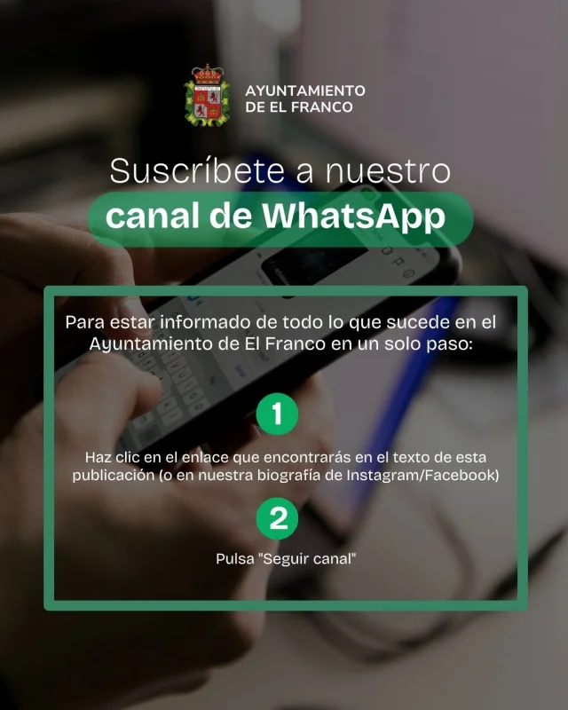 El Ayuntamiento de El Franco estrena un nuevo canal de WhatsApp para conectar con todos sus vecinos