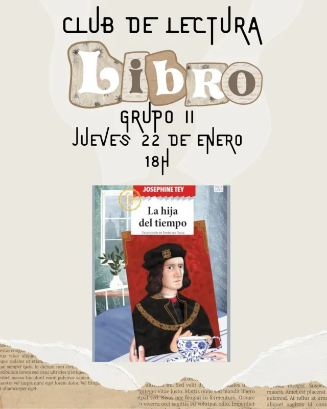 El Club de Lectura de la Biblioteca Menéndez Pelayo de Castropol se reunirá con Josephine Tey